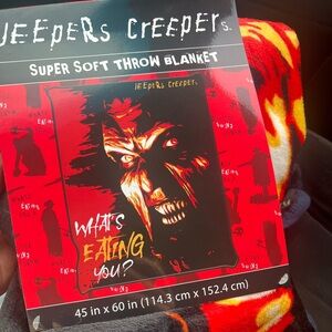 JEEPERS CREEPERS THROW BRANS NEW 45 inch x 60 inch